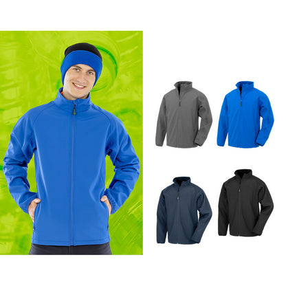 Result Genuine Recycled Men's recycled 2-layer printable softshell jacket