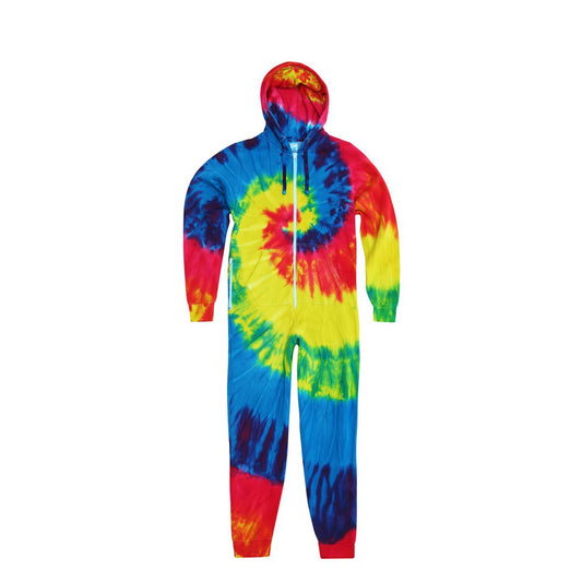 Colortone Kids rainbow tie-die all-in-one