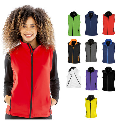 Result Core Women's printable softshell bodywarmer