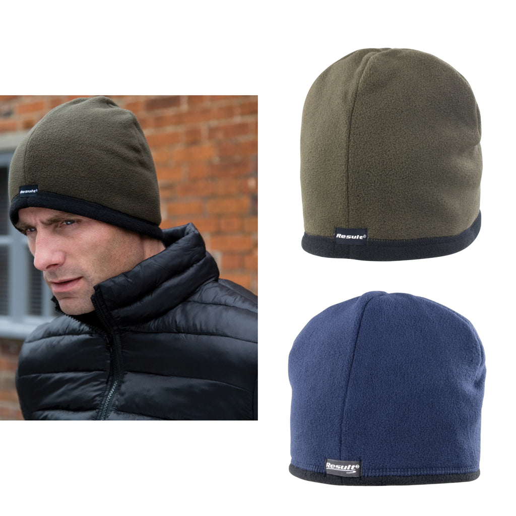 Result Winter Essentials Reversible microfleece bob hat