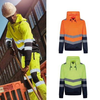 Regatta High Visibility Pro hi-vis overhead hoodie