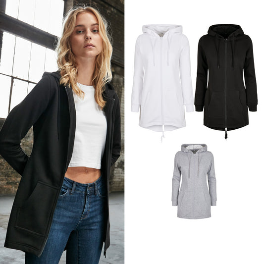 Build Your Brand Women's sweat parka