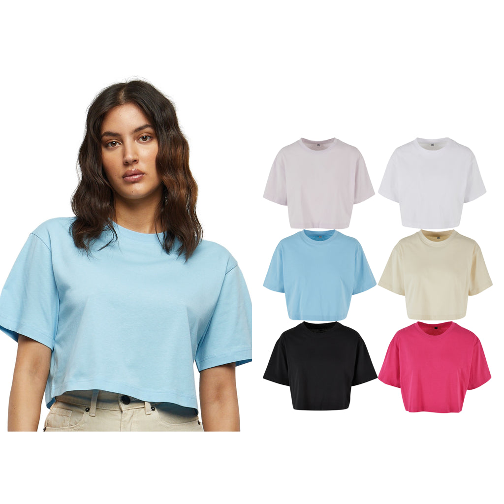 Build Your Brand Women’s short oversized tee