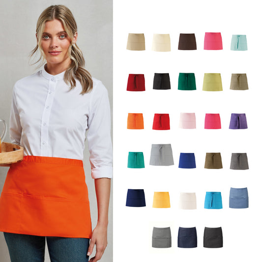 Premier Colours 3-pocket apron