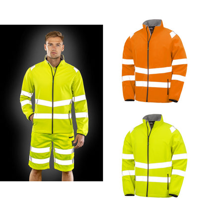 Result Genuine Recycled Recycled 2-layer printable safety softshell