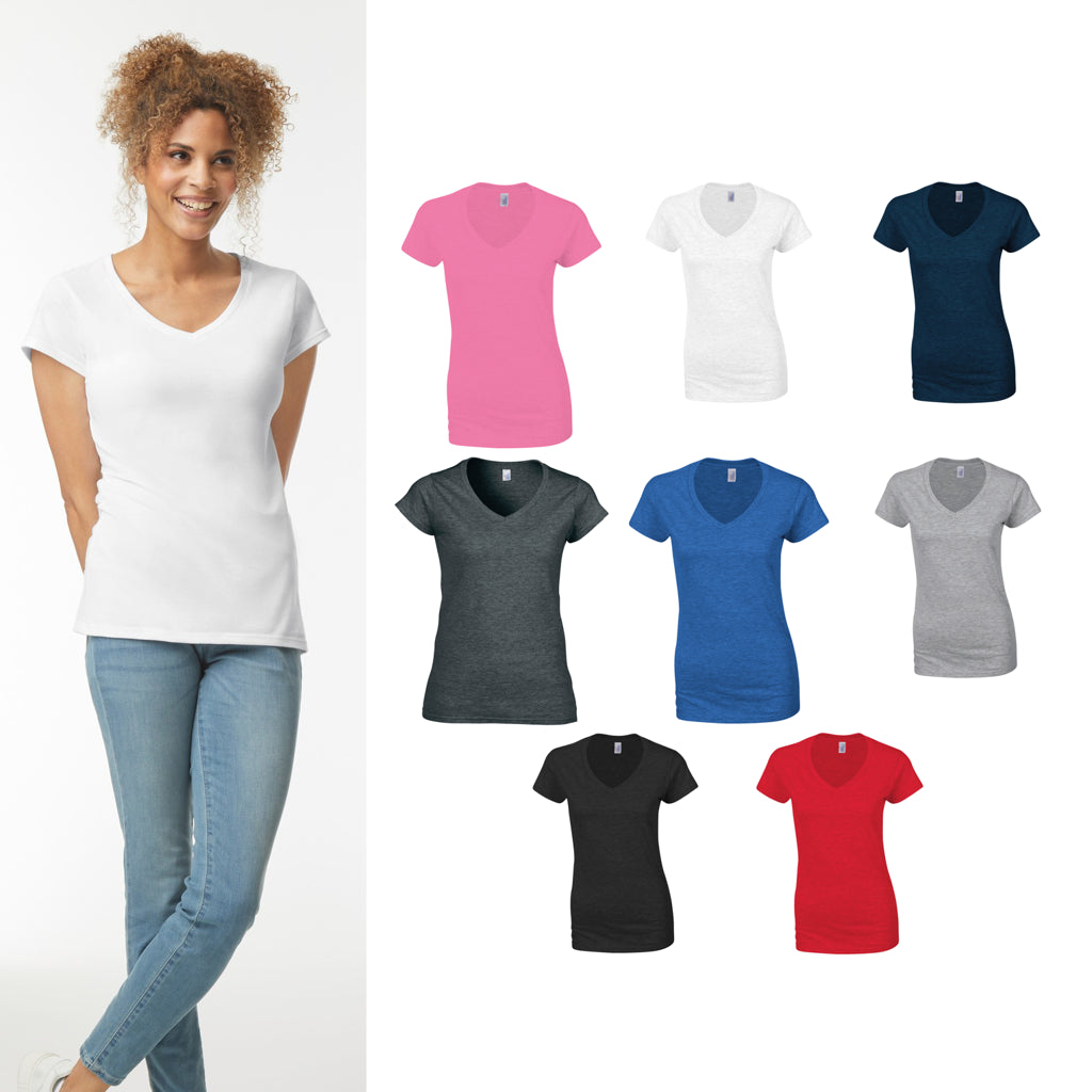 Gildan Softstyle™ women's v-neck t-shirt