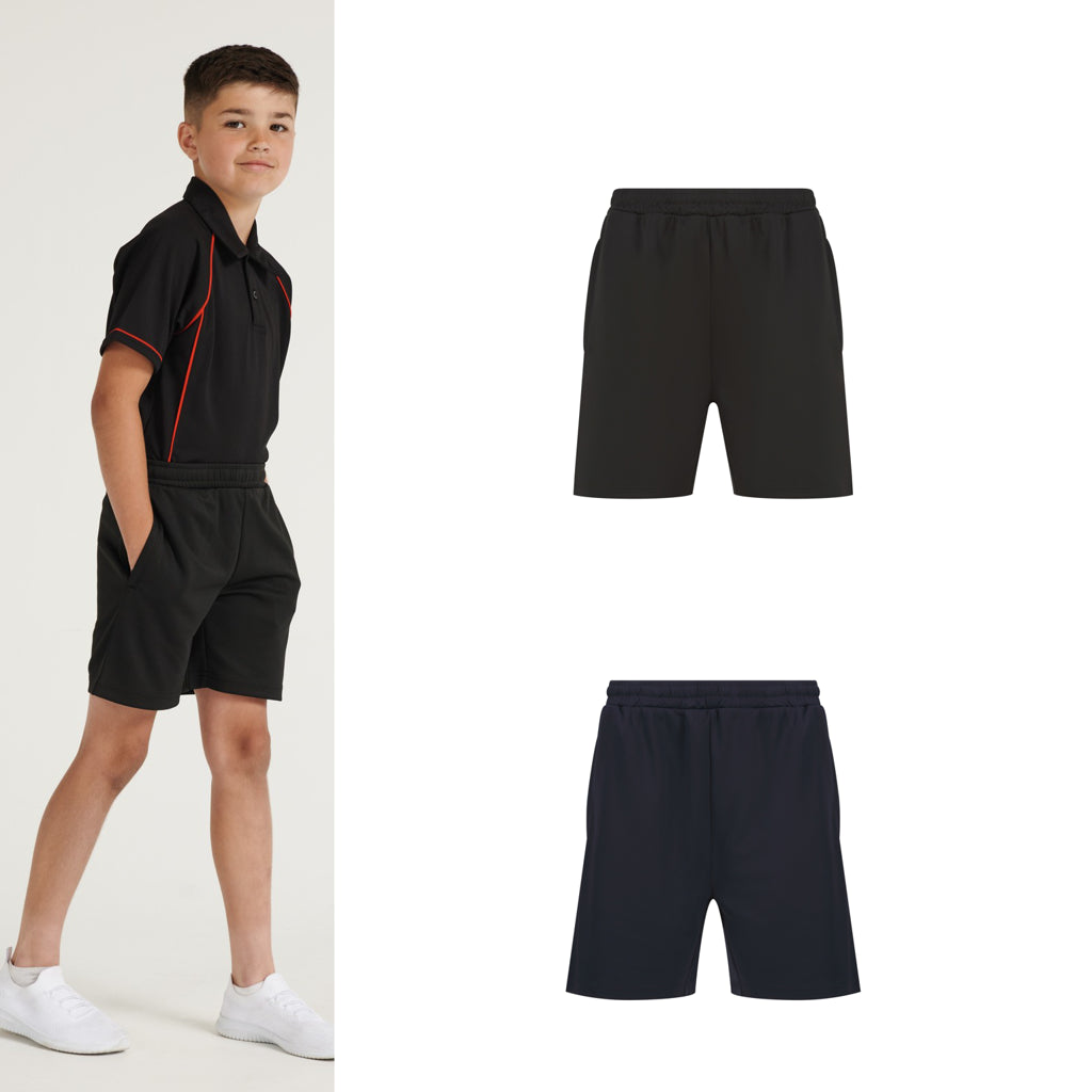 Finden & Hales Kids knitted shorts with zip pockets