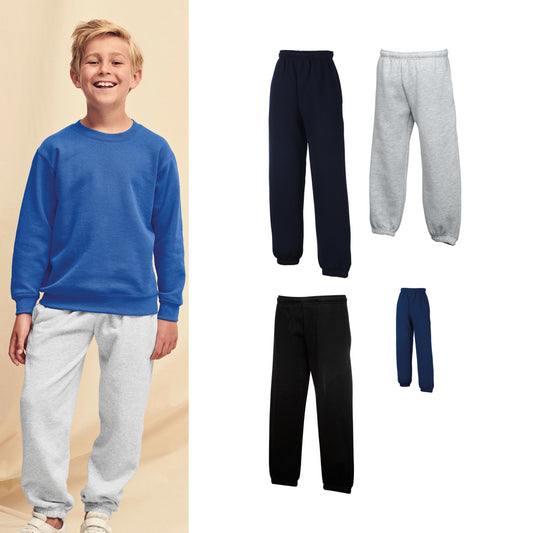 Fruit of the Loom Kids classic elasticated cuff jog pants