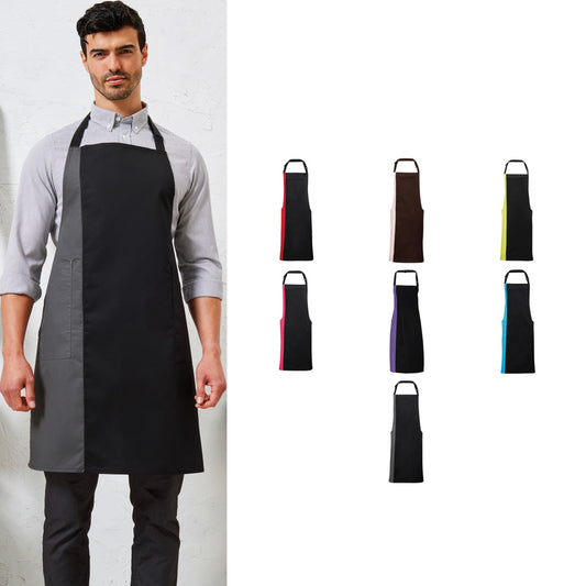 Premier Contrast bib apron