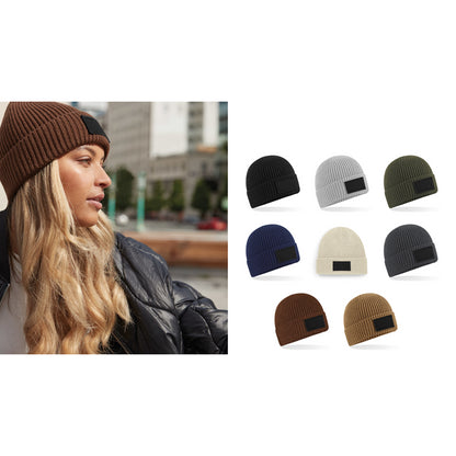 Beechfield Fashion patch beanie