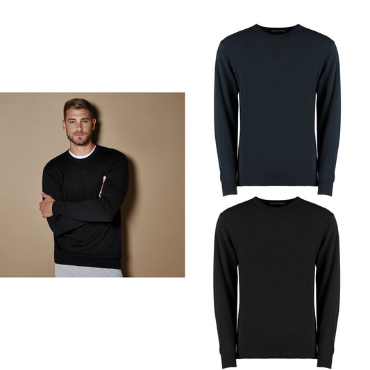 Kustom Kit Regular fit Arundel crew neck sweater