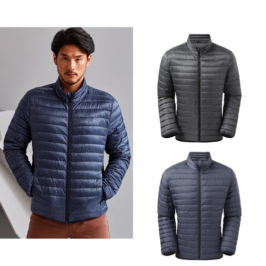 2786 Melange padded jacket