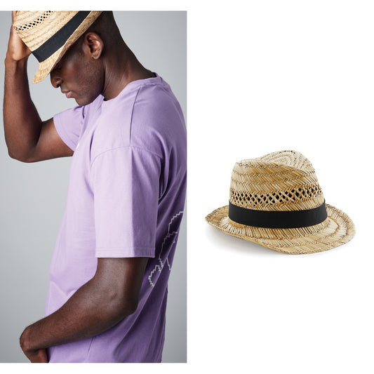 Beechfield Straw summer trilby