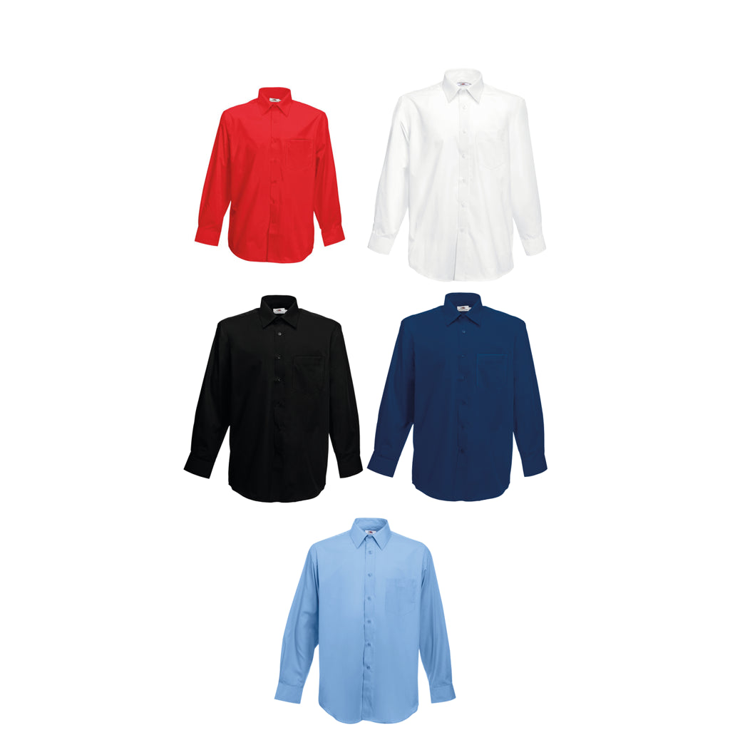 Fruit of the Loom Poplin long sleeve shirt