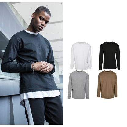 Build Your Brand Long sleeve with cuff rib