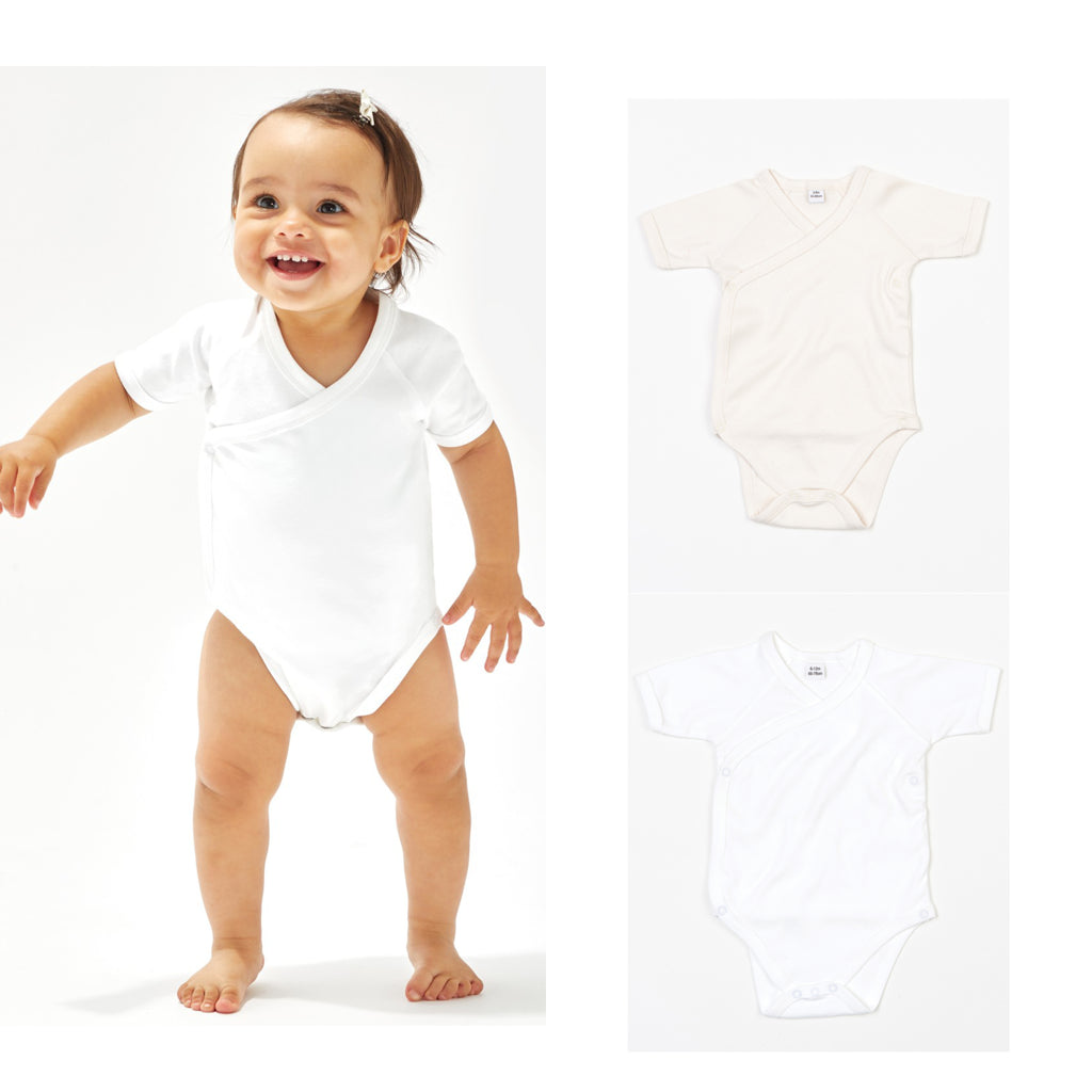 Babybugz Baby organic kimono bodysuit