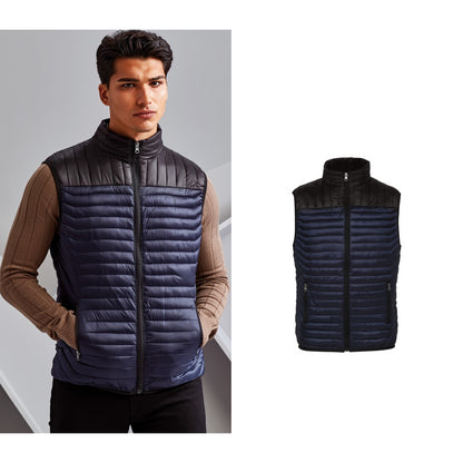 2786 Domain two-tone gilet