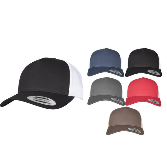 Flexfit by Yupoong 5-panel retro trucker 2-tone cap (6506T)