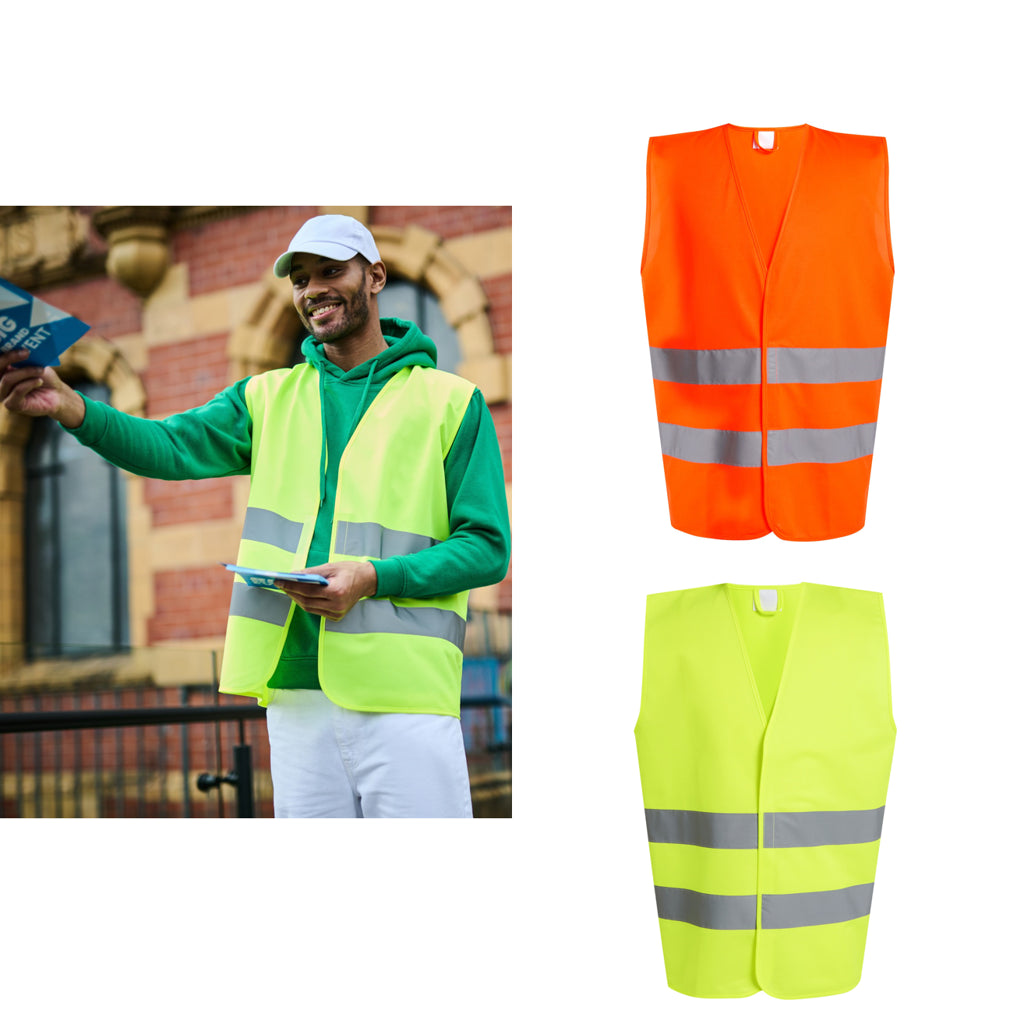 Regatta High Visibility Pro hi-vis two-band easy print vest