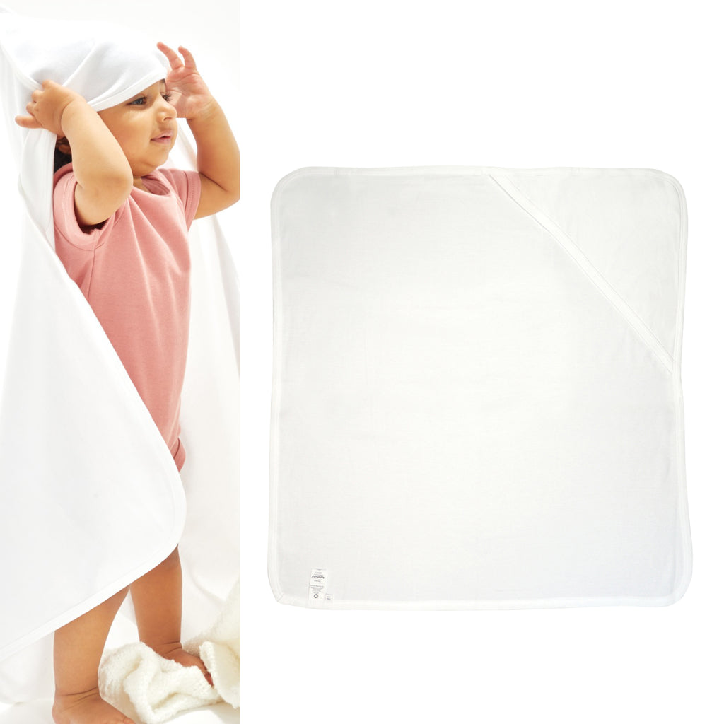 Babybugz Baby organic hooded blanket