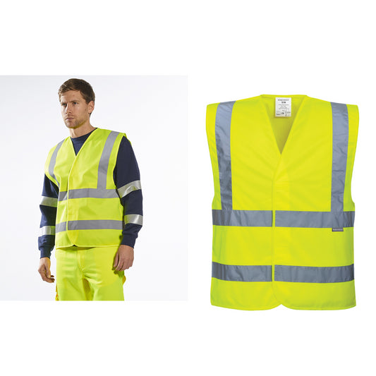 Portwest Hi-vis two-band-and-brace vest (C470)