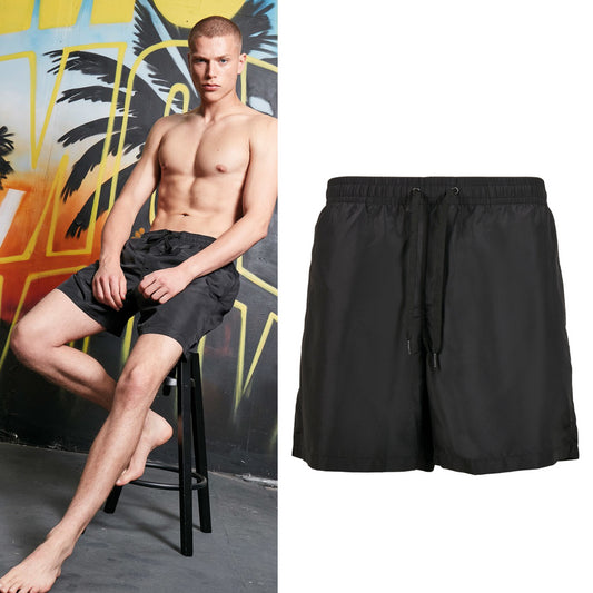 Build Your Brand Recycled swim shorts