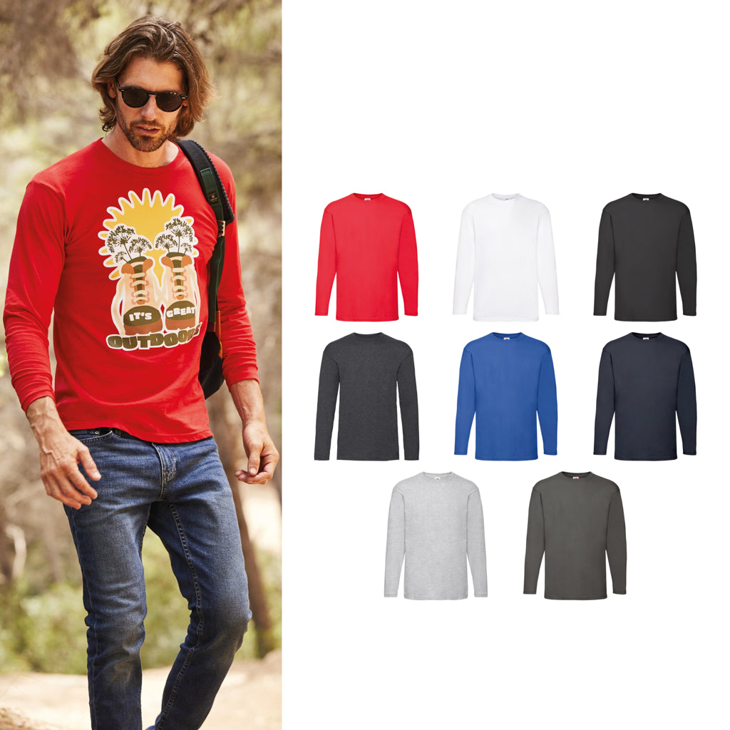 Fruit of the Loom Valueweight long sleeve T