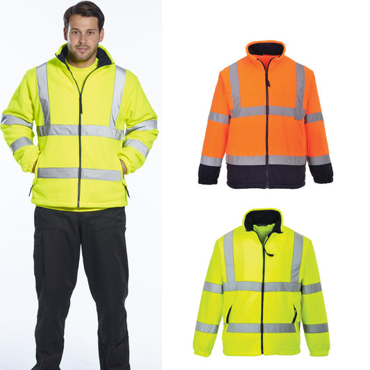 Portwest Hi-vis mesh-lined fleece (F300)