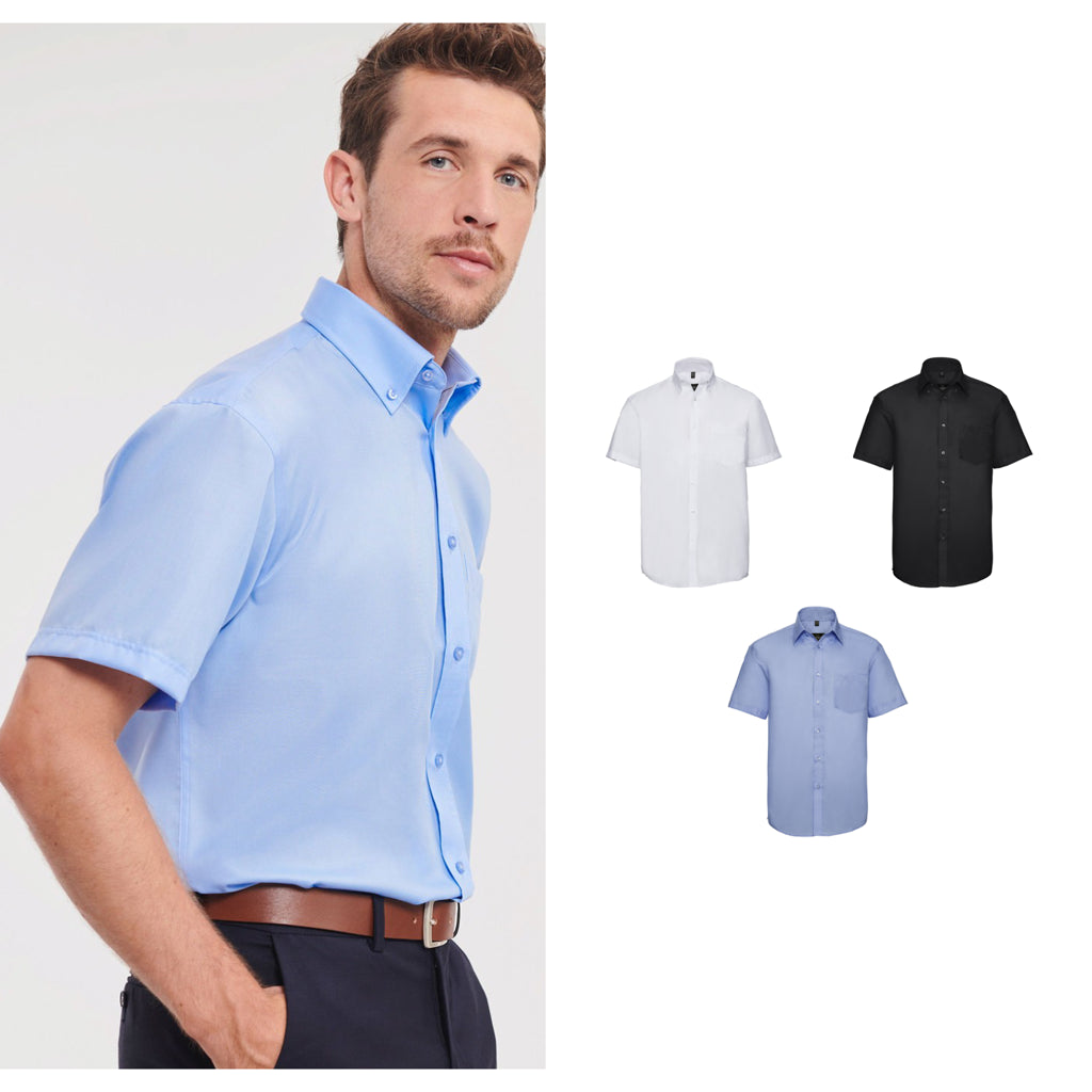 Russell Europe Short sleeve ultimate non-iron shirt