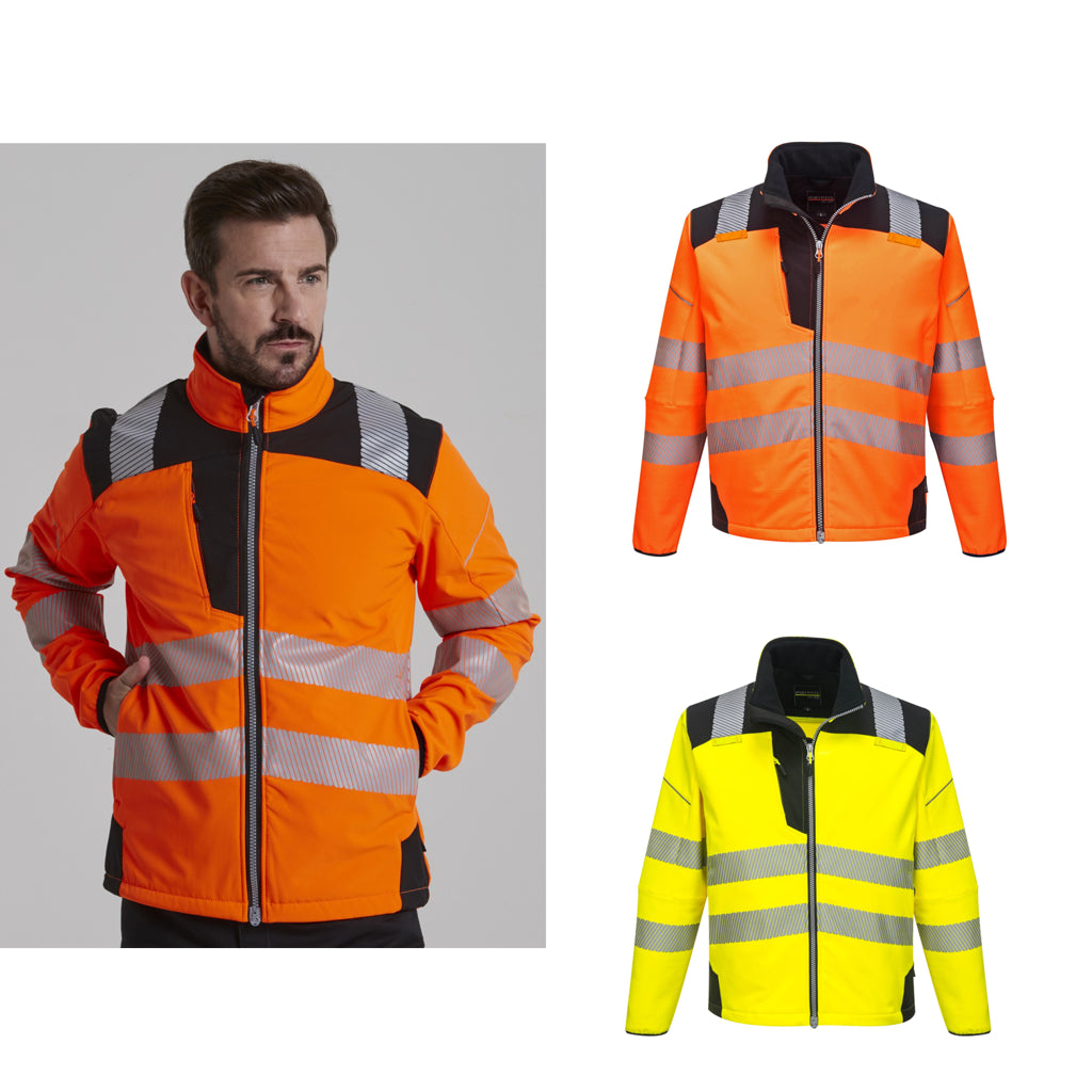 Portwest PW3 Hi-vis softshell jacket (T402)