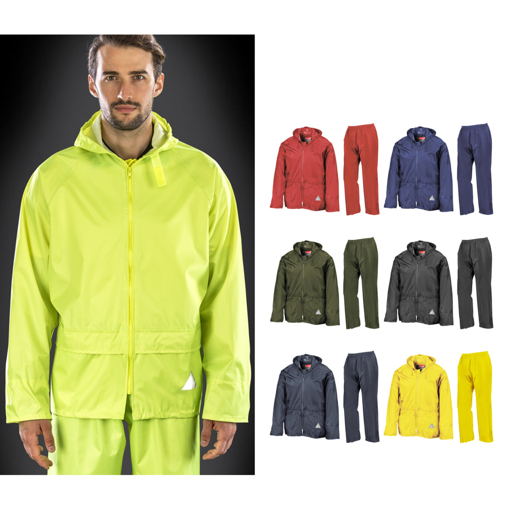 Result Waterproof jacket and trouser set