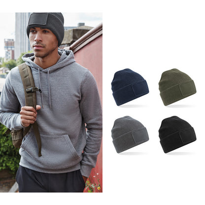 Beechfield Removable patch Thinsulate™ beanie