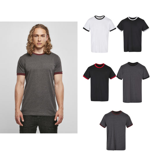 Build Your Brand Basic Ringer tee