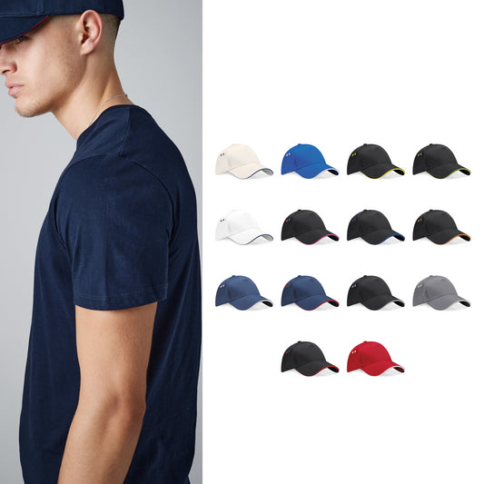 Beechfield Ultimate 5-panel cap - sandwich peak