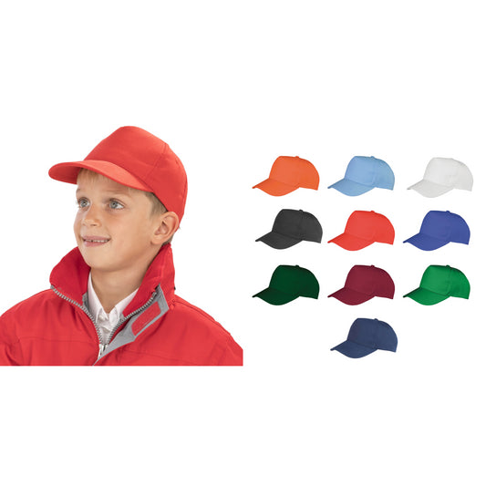 Result Headwear Boston junior 65/35 polycotton cap