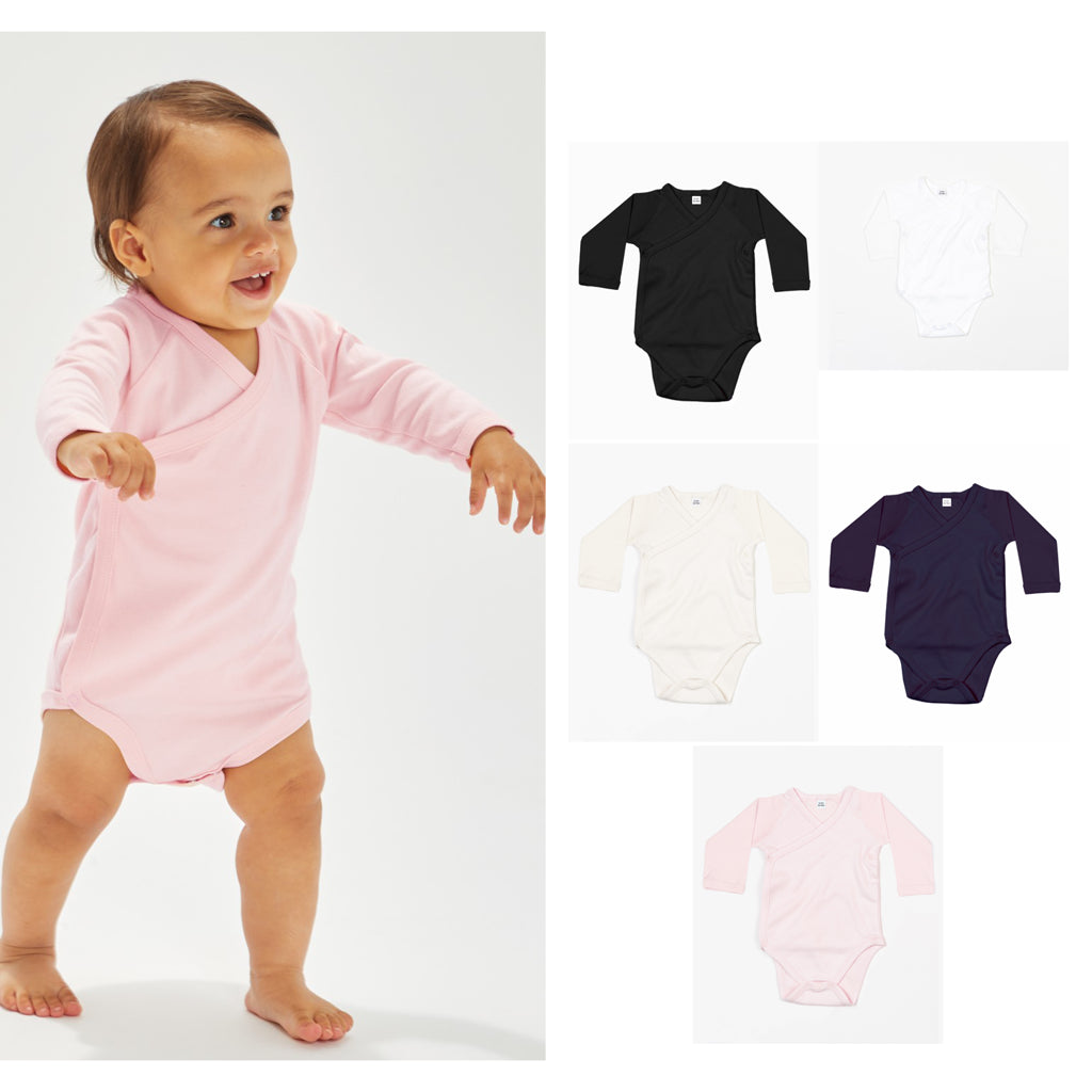 Babybugz Baby long sleeve kimono bodysuit