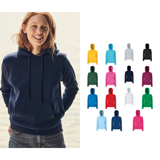 Fruit of the Loom Women's Classic 80/20 hooded sweatshirt