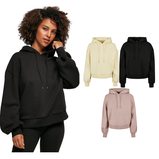 Build Your Brand Women's organic oversized hoodie