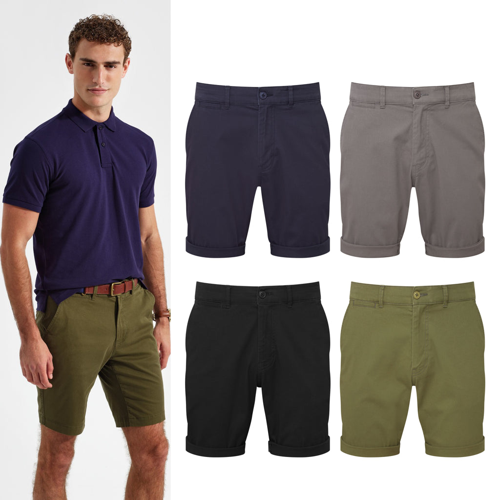 Asquith & Fox Men’s lightweight chino shorts