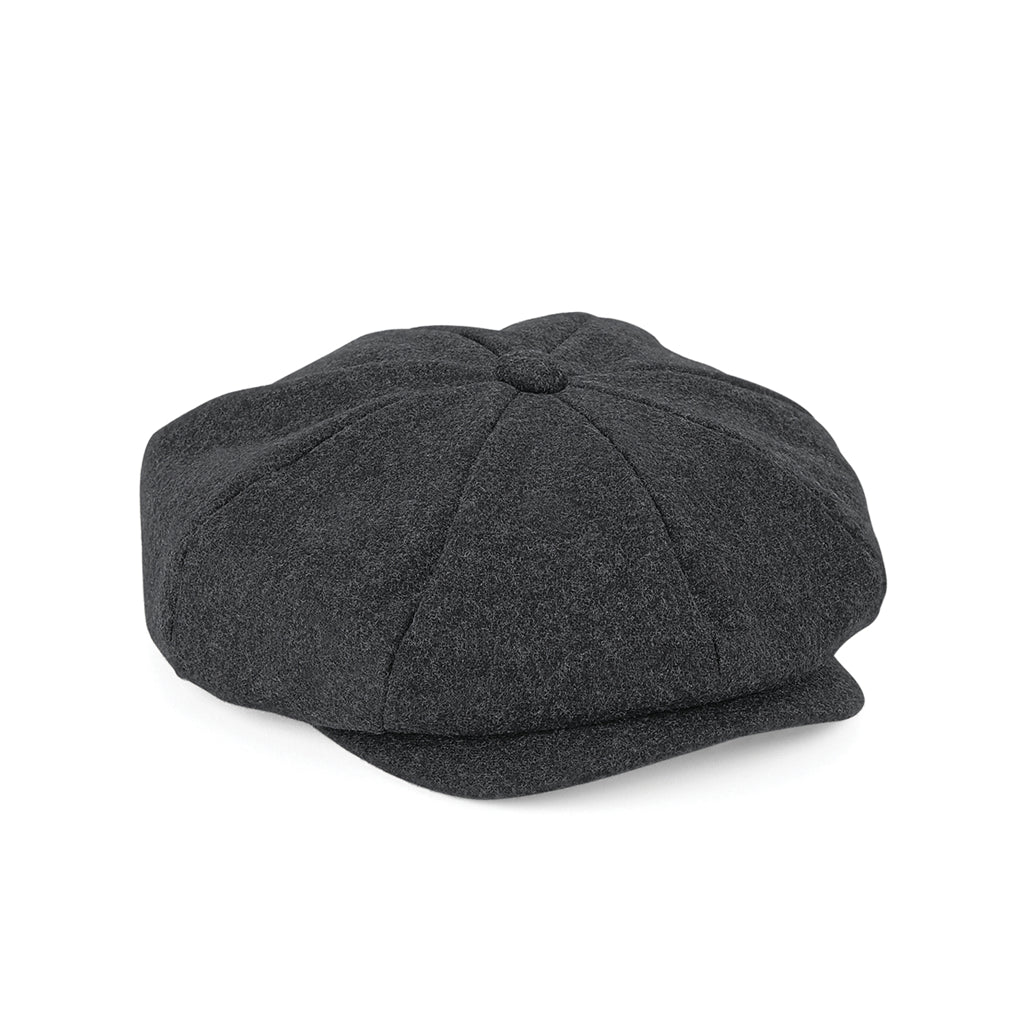 Beechfield Melton wool baker boy cap