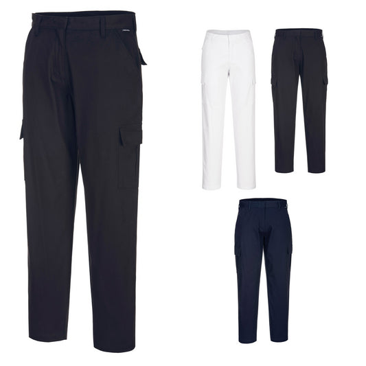 Portwest Women's stretch cargo trousers (S233) slim fit