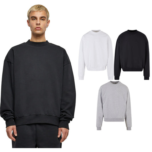 Build Your Brand Ultra-heavy cotton crew neck