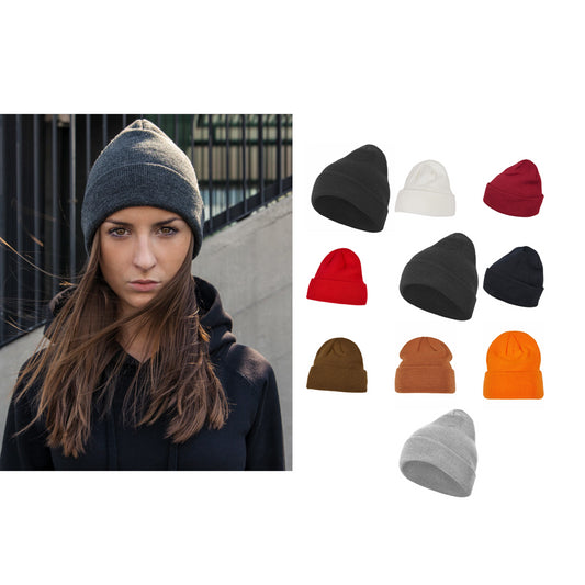 Build Your Brand Heavy knit beanie