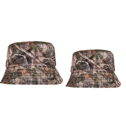 Flexfit by Yupoong Sherpa real tree camo reversible bucket hat (5003RS)