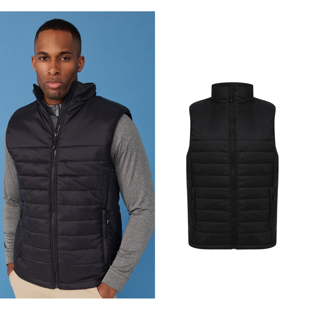 Henbury Unisex padded gilet