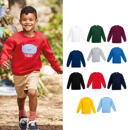 Fruit of the Loom Kids premium set-in sweatshirt