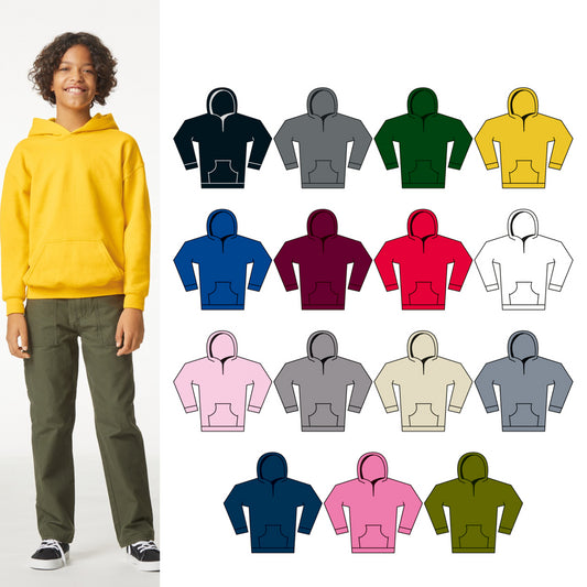 Gildan Softstyle™ midweight fleece youth hoodie