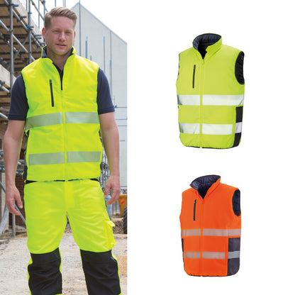 Result Safeguard Reversible soft padded gilet