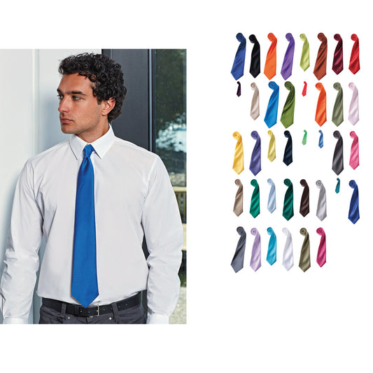 Premier 'Colours' satin tie