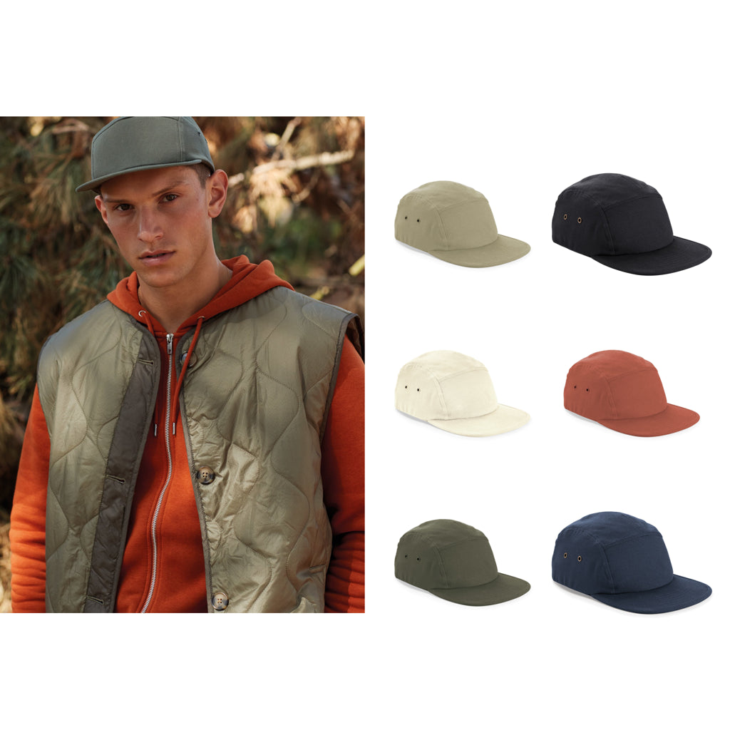 Beechfield Canvas 5-panel camper cap